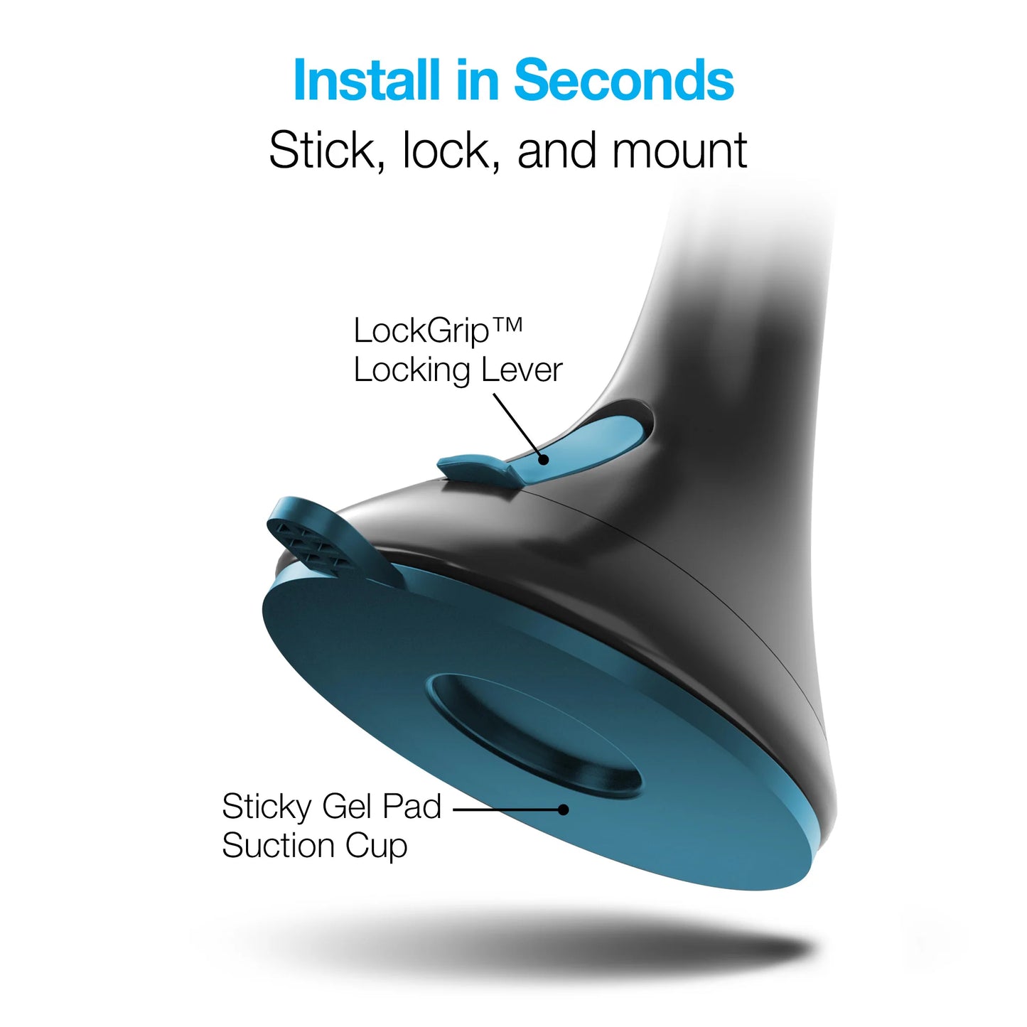 Naztech Magbuddy Elite Windshield Mount - Effortless Installation & Secure Grip