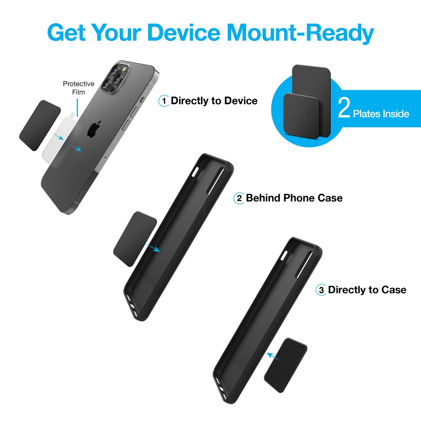 Naztech Magbuddy Elite Windshield Mount - Effortless Installation & Secure Grip