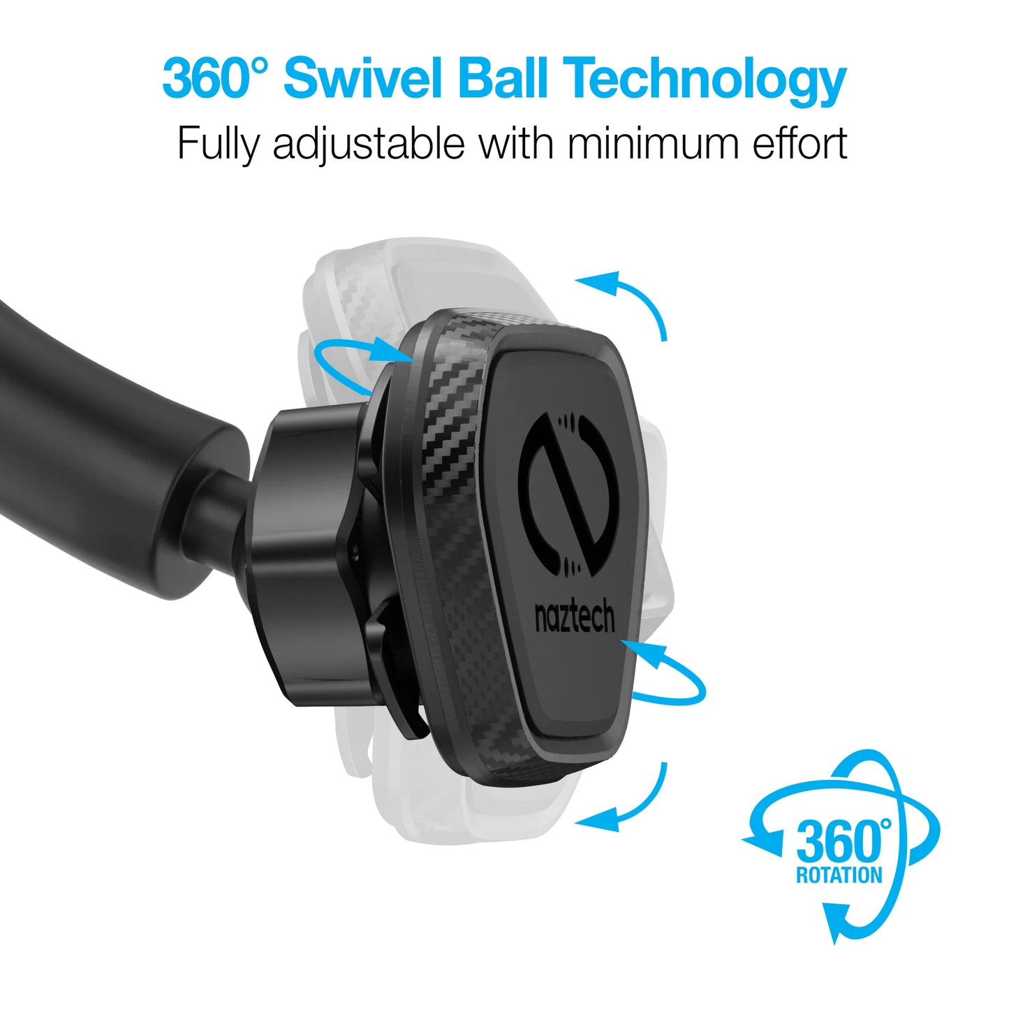 Naztech Magbuddy Elite Windshield Mount - Effortless Installation & Secure Grip