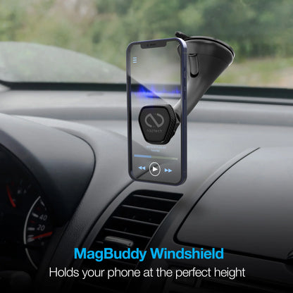 Naztech Magbuddy Elite Windshield Mount - Effortless Installation & Secure Grip