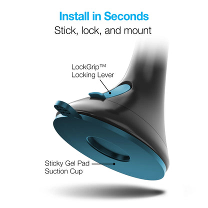 Naztech Magbuddy Elite Windshield Mount - Effortless Installation & Secure Grip