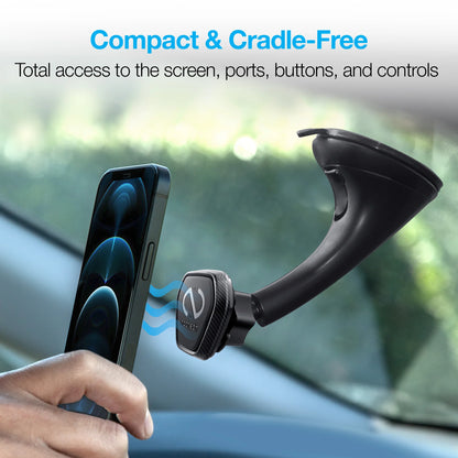 Naztech Magbuddy Elite Windshield Mount - Effortless Installation & Secure Grip