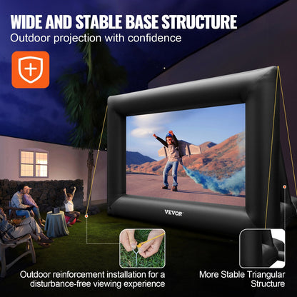 VEVOR 24FT Inflatable Movie Screen